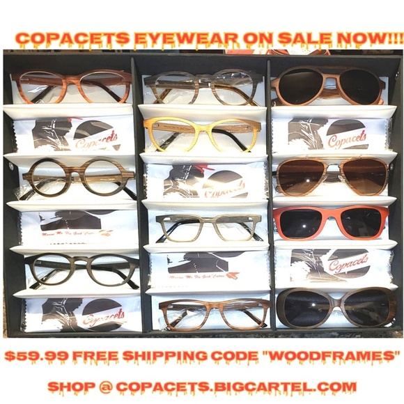 MEN/WOMEN REAL WOOD SIGNATURE EYEWEAR - Picture 3 of 8